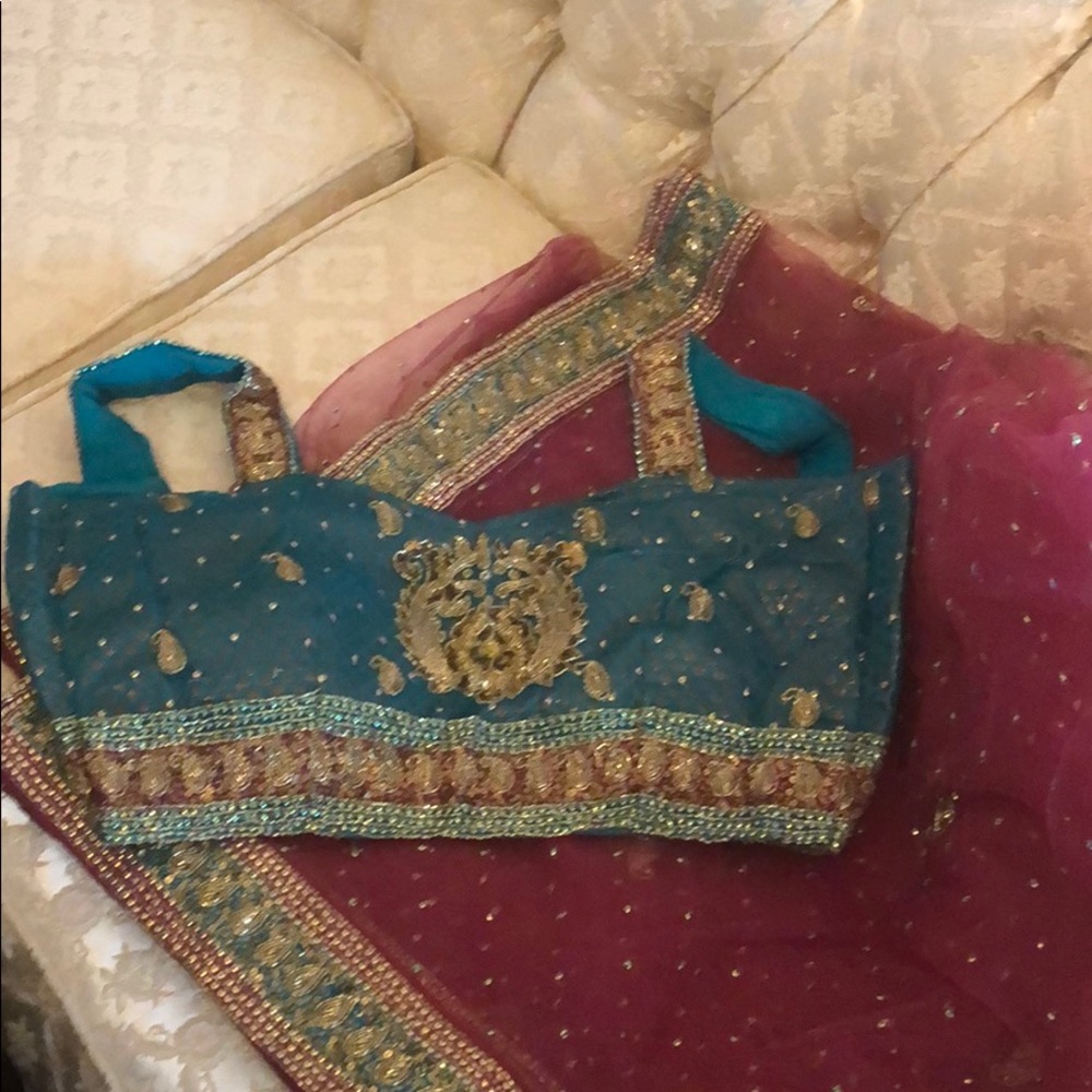 Indian wedding Lehenga, purchased from Indian.